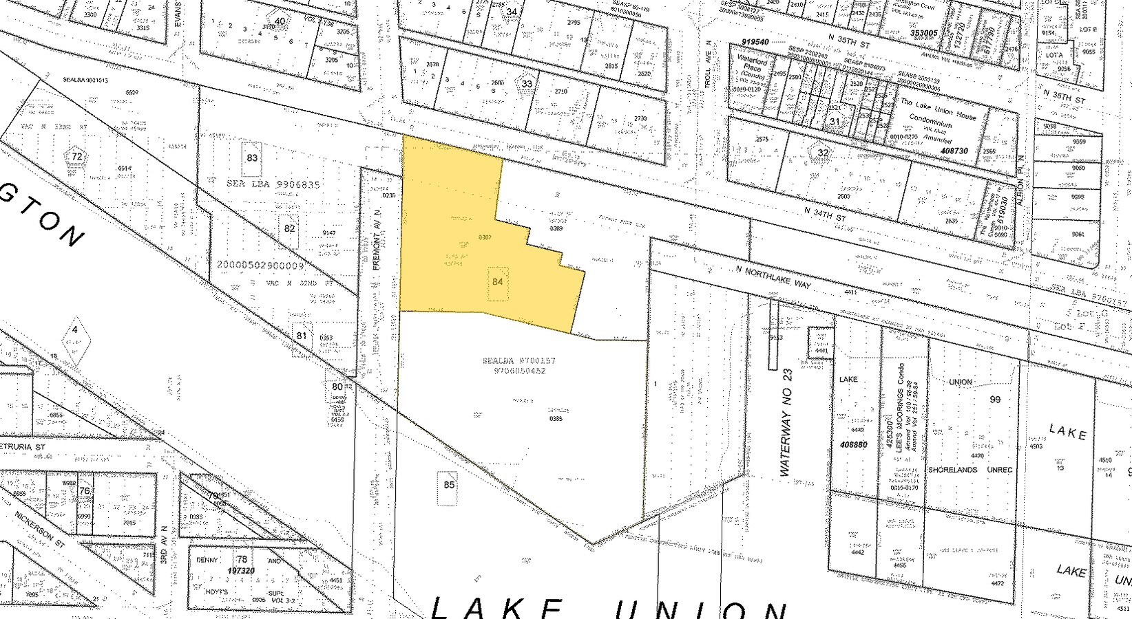 701 N 34th St, Seattle, WA 98103 Plaza Building Fremont Lake Union Center