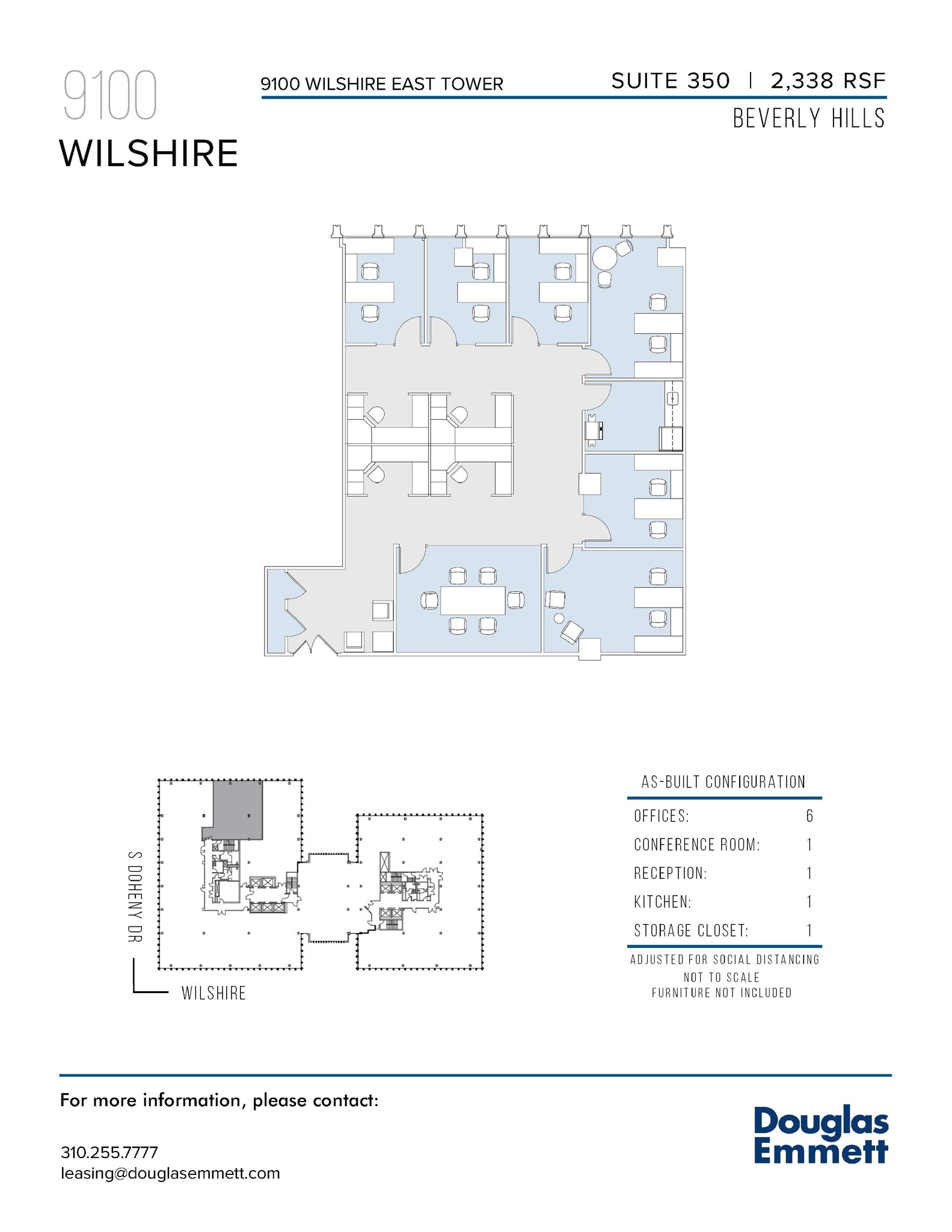 9100 Wilshire Blvd, Beverly Hills, CA for lease Floor Plan- Image 1 of 1