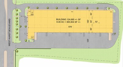 615 W Hurst Blvd, Hurst, TX for lease Site Plan- Image 1 of 2