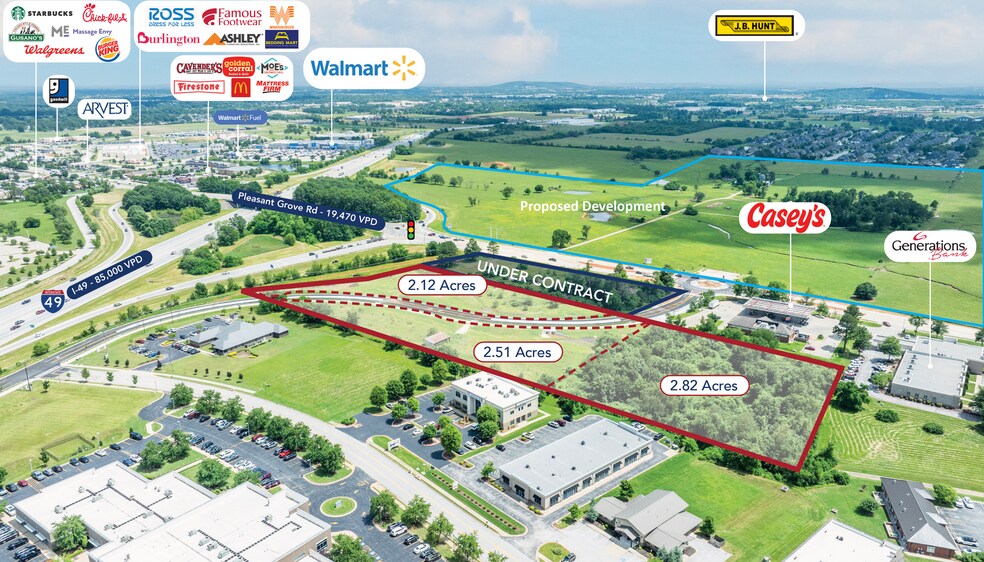 2821 W Pleasant Grove Rd, Rogers, AR for sale - Primary Photo - Image 1 of 7