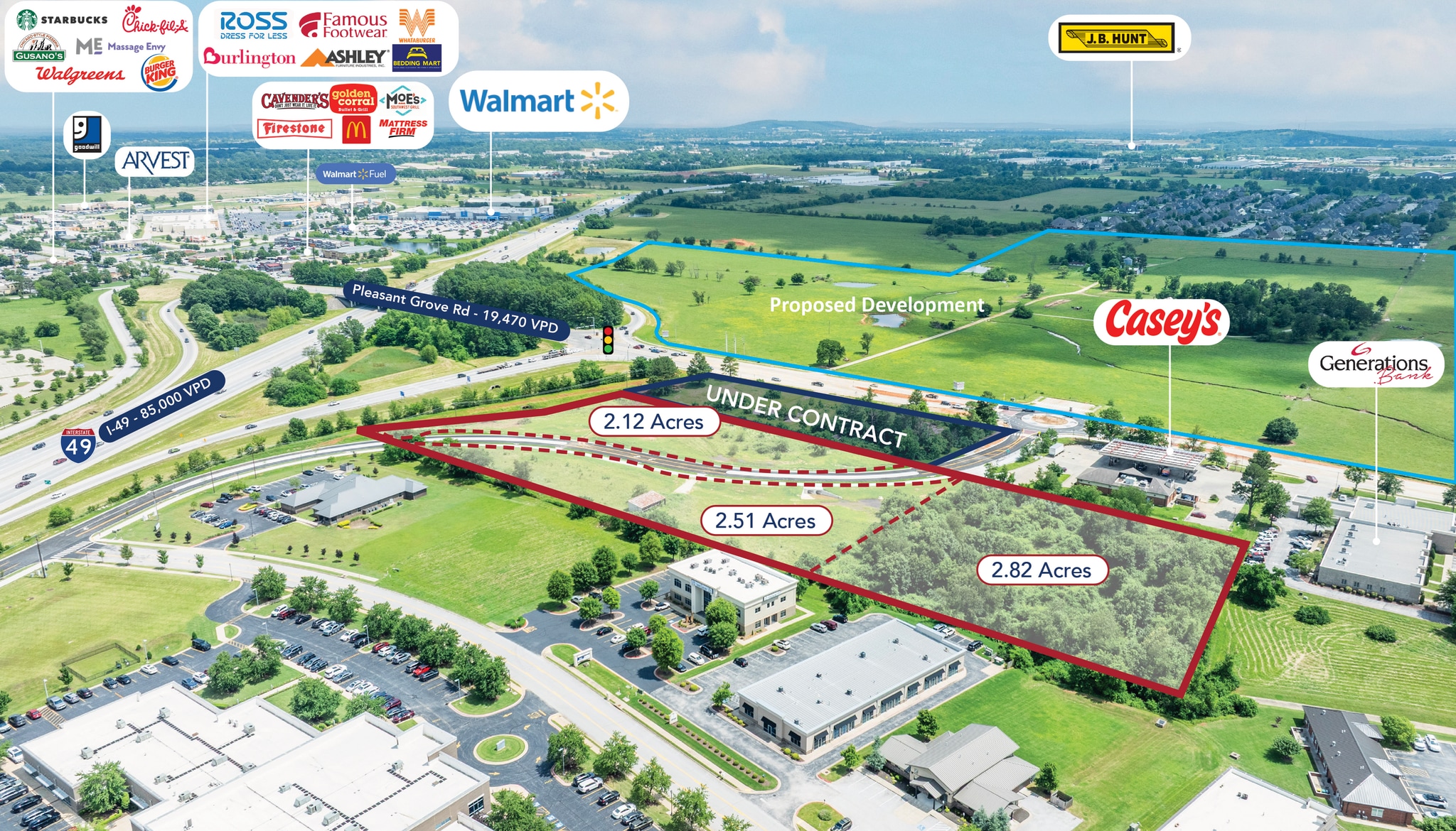 2821 W Pleasant Grove Rd, Rogers, AR for sale Primary Photo- Image 1 of 8