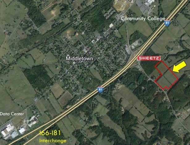 Reliance Road and Huttle Road, Middletown, VA for sale - Aerial - Image 1 of 6