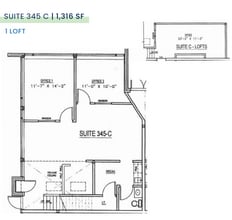 16W343 83rd St, Burr Ridge, IL for lease Floor Plan- Image 1 of 1