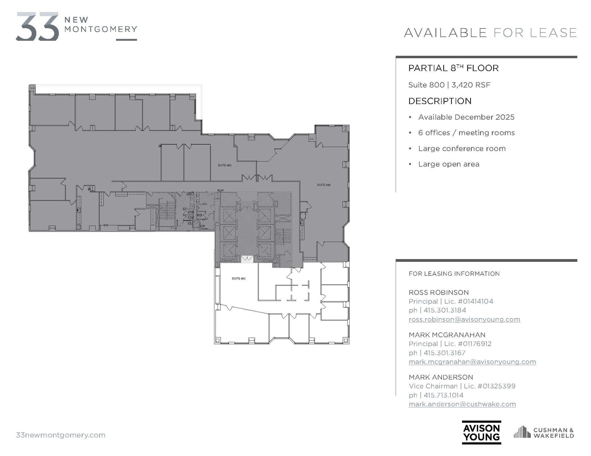 33 New Montgomery St, San Francisco, CA for lease Floor Plan- Image 1 of 1