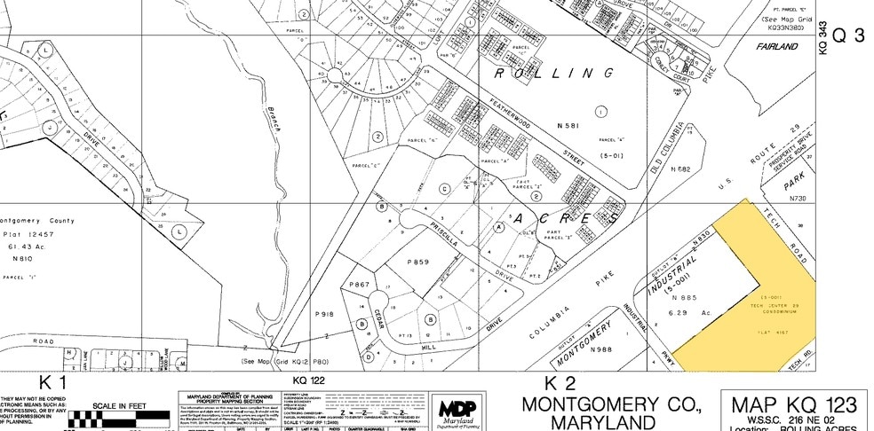 12200 Tech Rd, Silver Spring, MD for lease - Plat Map - Image 3 of 28