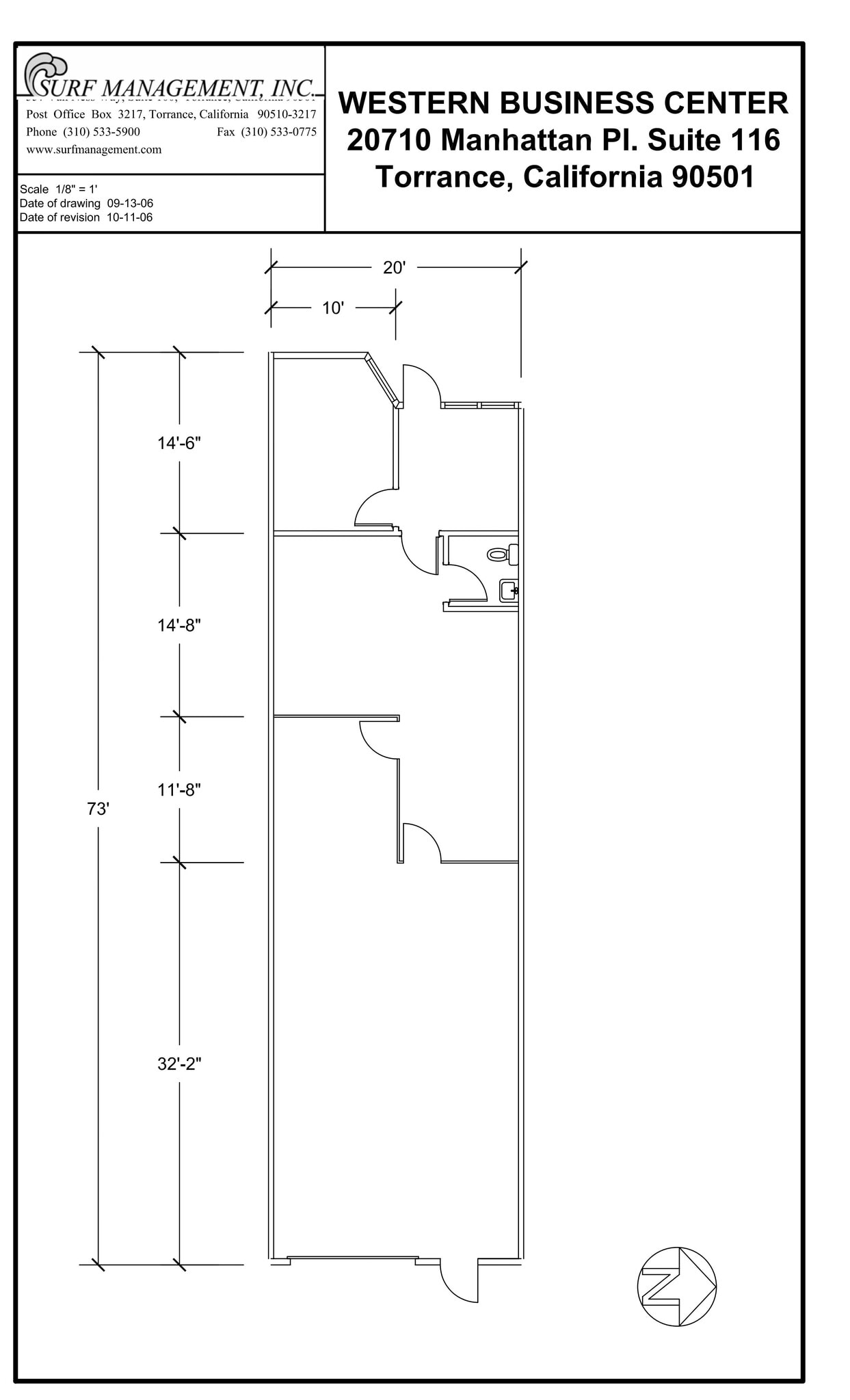 20610 Manhattan Pl, Torrance, CA for lease Floor Plan- Image 1 of 1