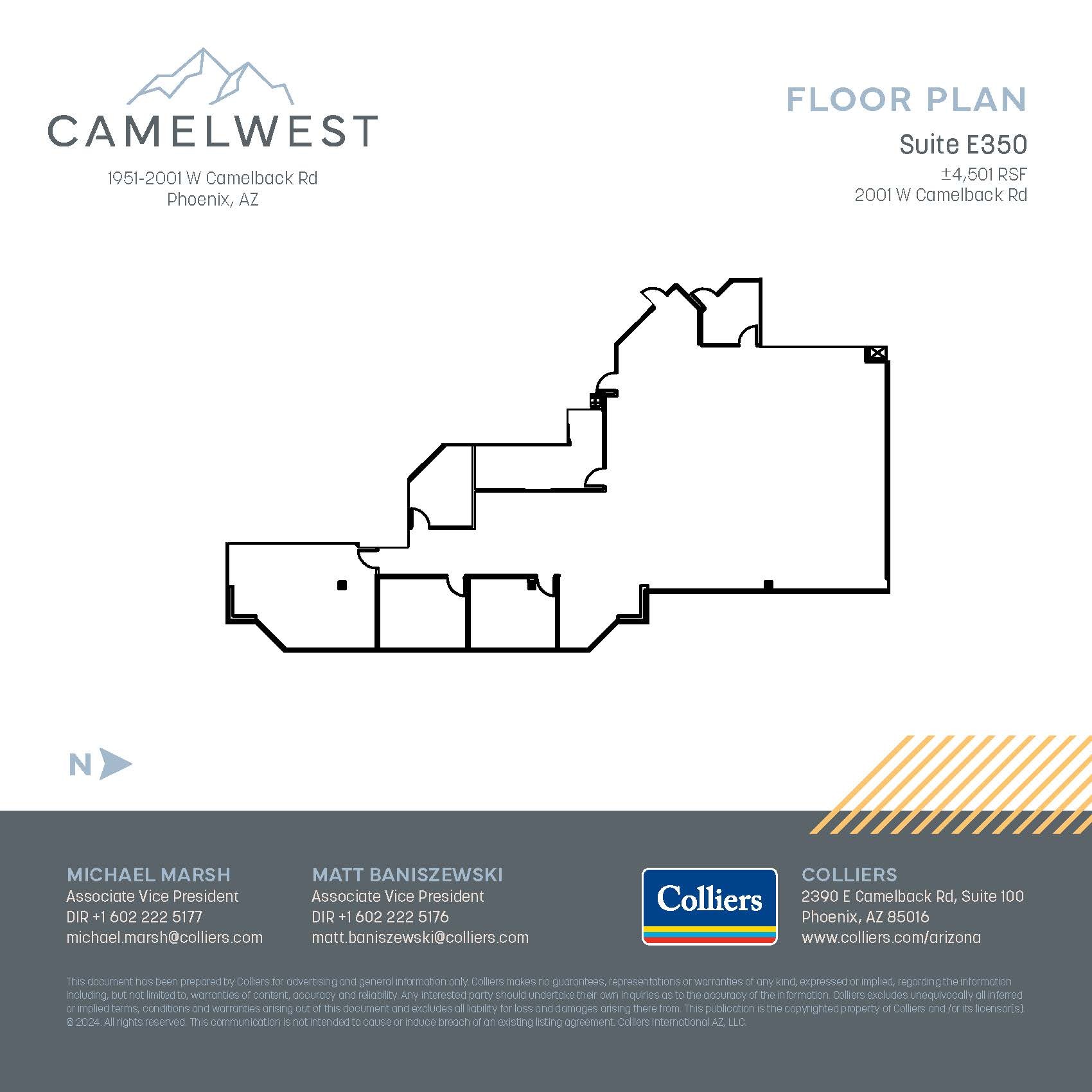 2001 W Camelback Rd, Phoenix, AZ for lease Building Photo- Image 1 of 2