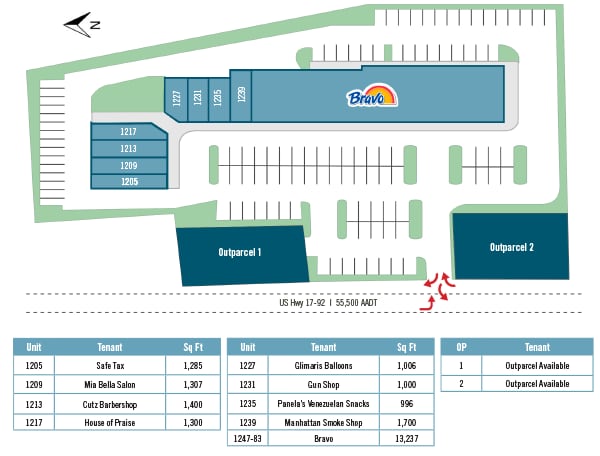 S US Highway 17-92, Longwood, FL for lease - Site Plan - Image 2 of 3