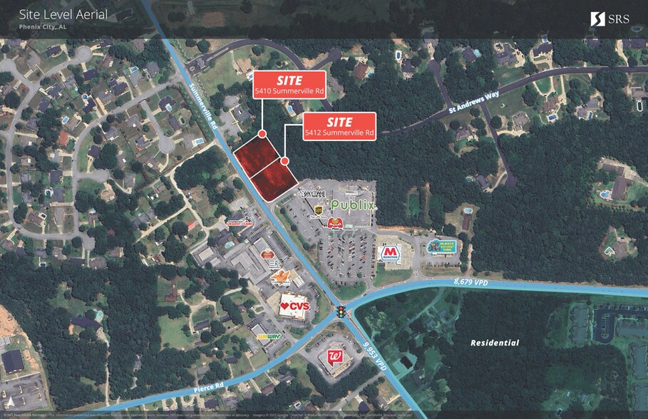 Summerville Hwy, Phenix City, AL for sale - Aerial - Image 2 of 5