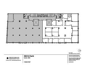 350 N Clark St, Chicago, IL for lease Floor Plan- Image 1 of 6