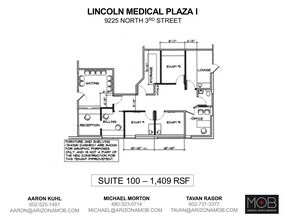 9225 N 3rd St, Phoenix, AZ for lease Floor Plan- Image 1 of 1