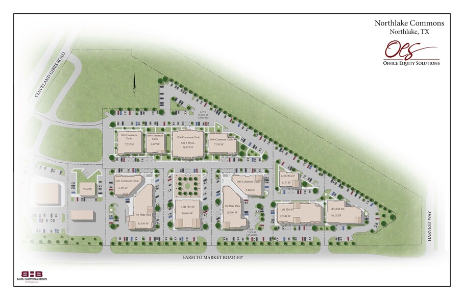 FM 407 & Cleveland Gibbs Rd, Northlake, TX for lease - Site Plan - Image 3 of 13