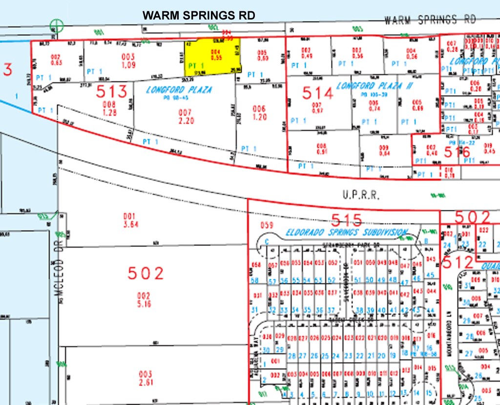 3097 E Warm Springs Rd, Las Vegas, NV for sale Plat Map- Image 1 of 1