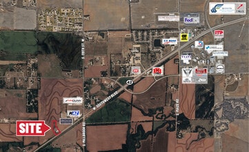 12420 W K 42 Hwy, Wichita, KS - AERIAL map view
