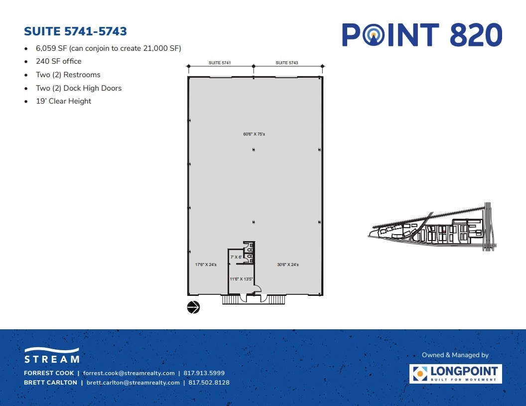 5721 E Rosedale St, Fort Worth, TX for lease Floor Plan- Image 1 of 1