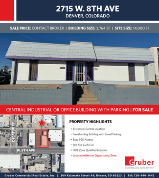 More details for 2715-2731 W 8th Ave, Denver, CO - Industrial for Sale