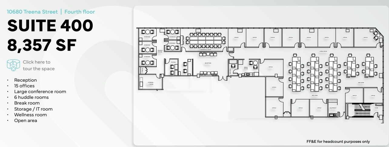 10680 Treena St, San Diego, CA for lease Floor Plan- Image 1 of 4