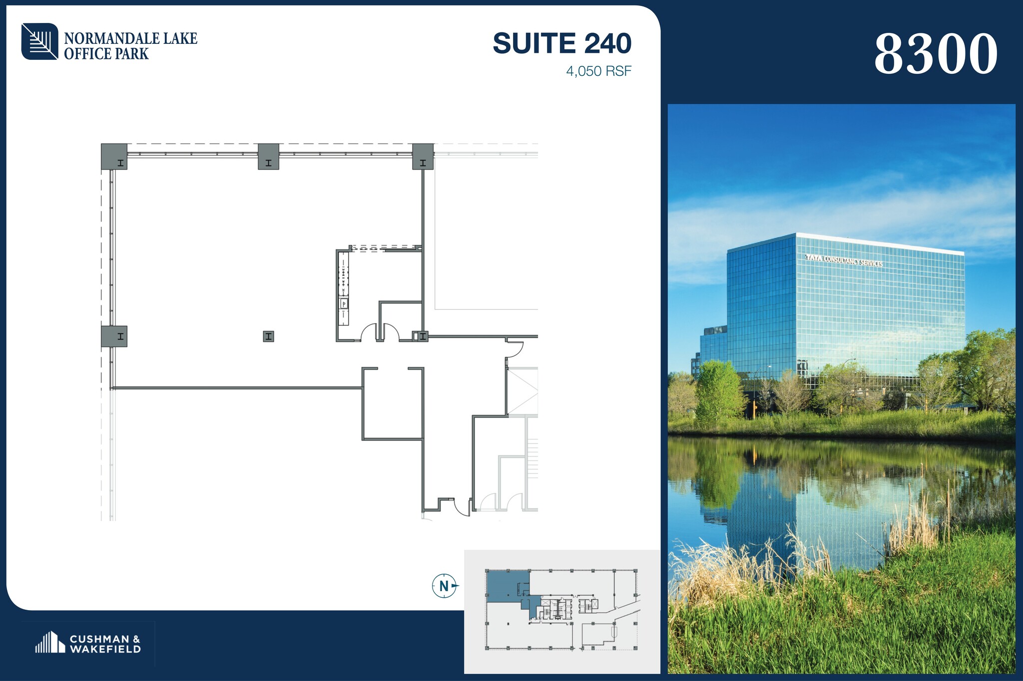 8000-8500 Normandale Lake Blvd, Bloomington, MN for lease Site Plan- Image 1 of 1