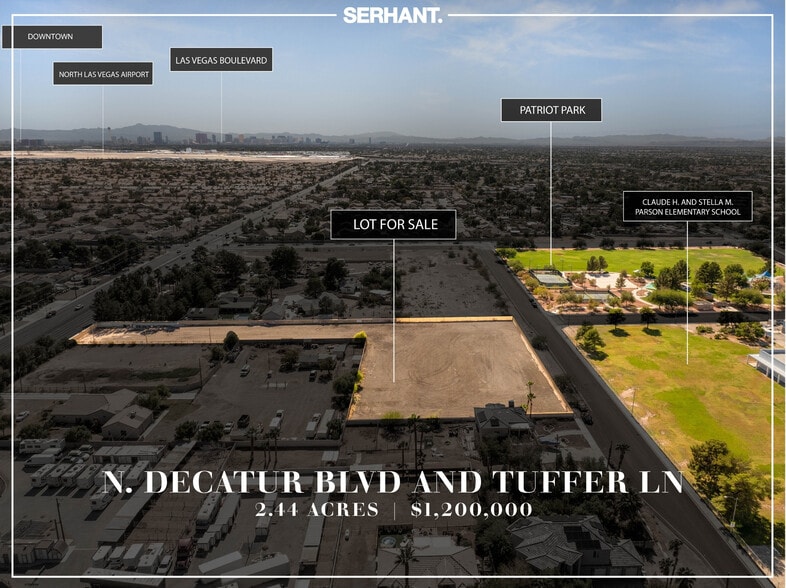 N. Decatur Blvd, Las Vegas, NV for sale - Aerial - Image 2 of 11