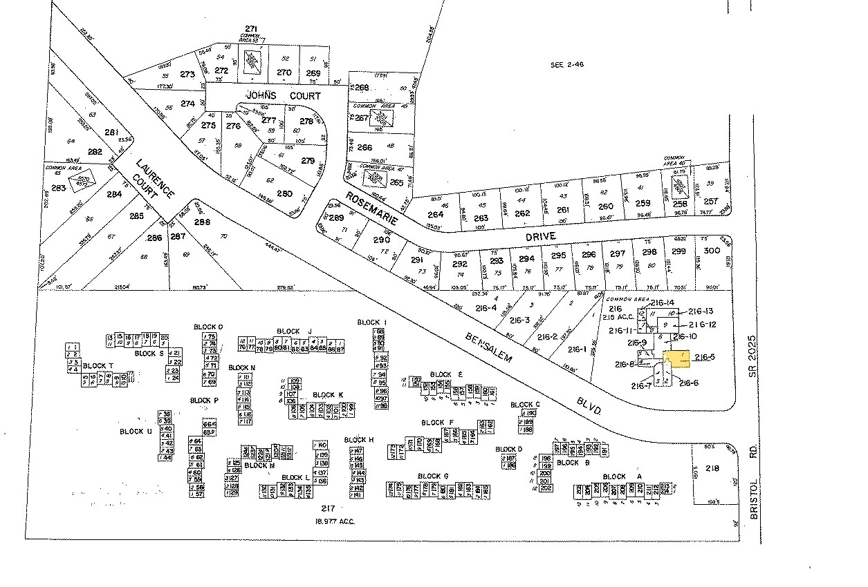 3101 Bristol Rd, Bensalem, PA for sale Plat Map- Image 1 of 1