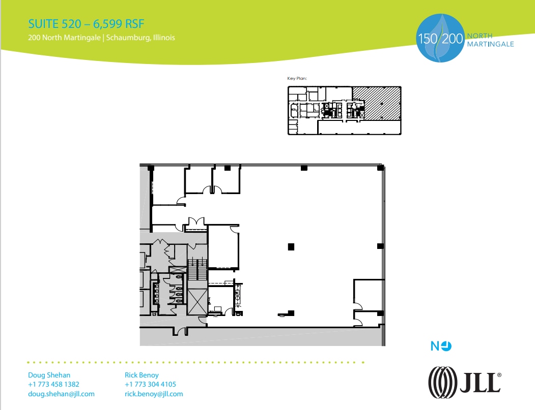150 N Martingale Rd, Schaumburg, IL for lease Floor Plan- Image 1 of 1