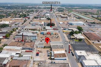 316 W 3rd St, Mercedes, TX - aerial  map view - Image1