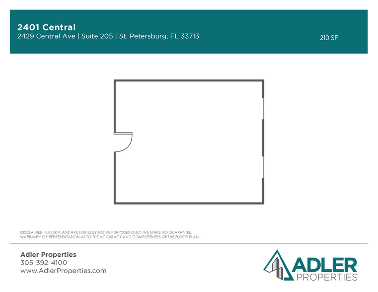 2429 Central Ave, Saint Petersburg, FL for lease - Floor Plan - Image 3 of 5