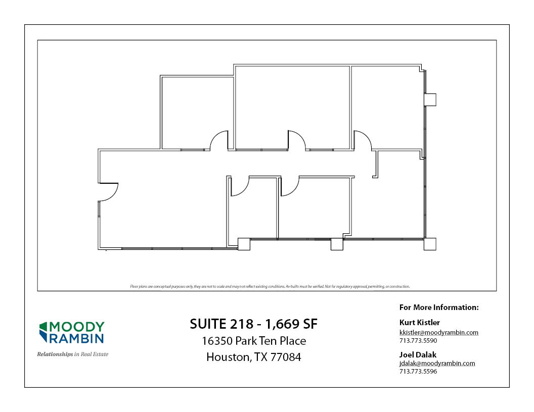 16350 Park Ten Place Dr, Houston, TX for lease Floor Plan- Image 1 of 1