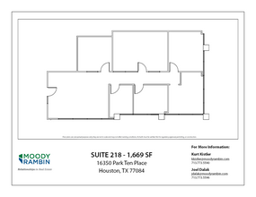 16350 Park Ten Place Dr, Houston, TX for lease Floor Plan- Image 1 of 1