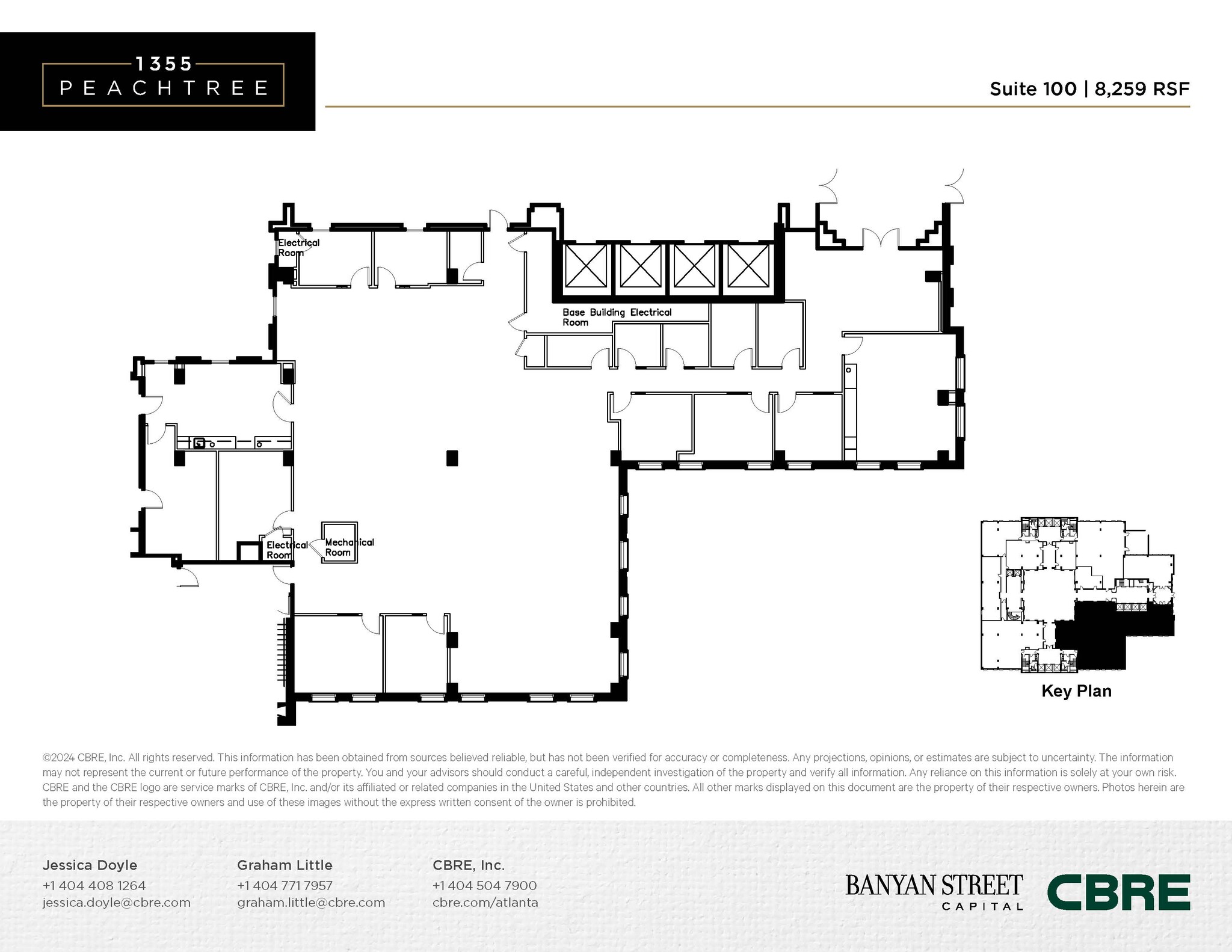 1355 Peachtree St NE, Atlanta, GA for lease Floor Plan- Image 1 of 1