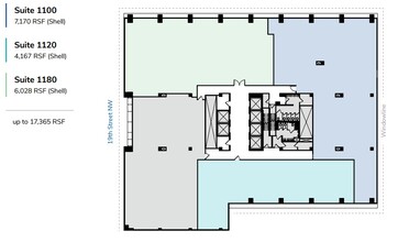 1111 19th St NW, Washington, DC for lease Floor Plan- Image 1 of 1