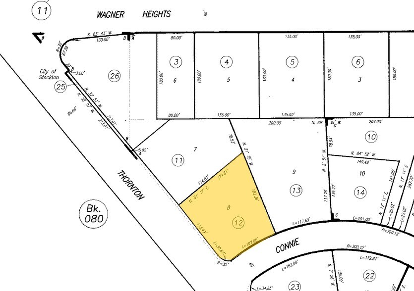 9210 Thornton Rd, Stockton, CA for lease - Plat Map - Image 3 of 7