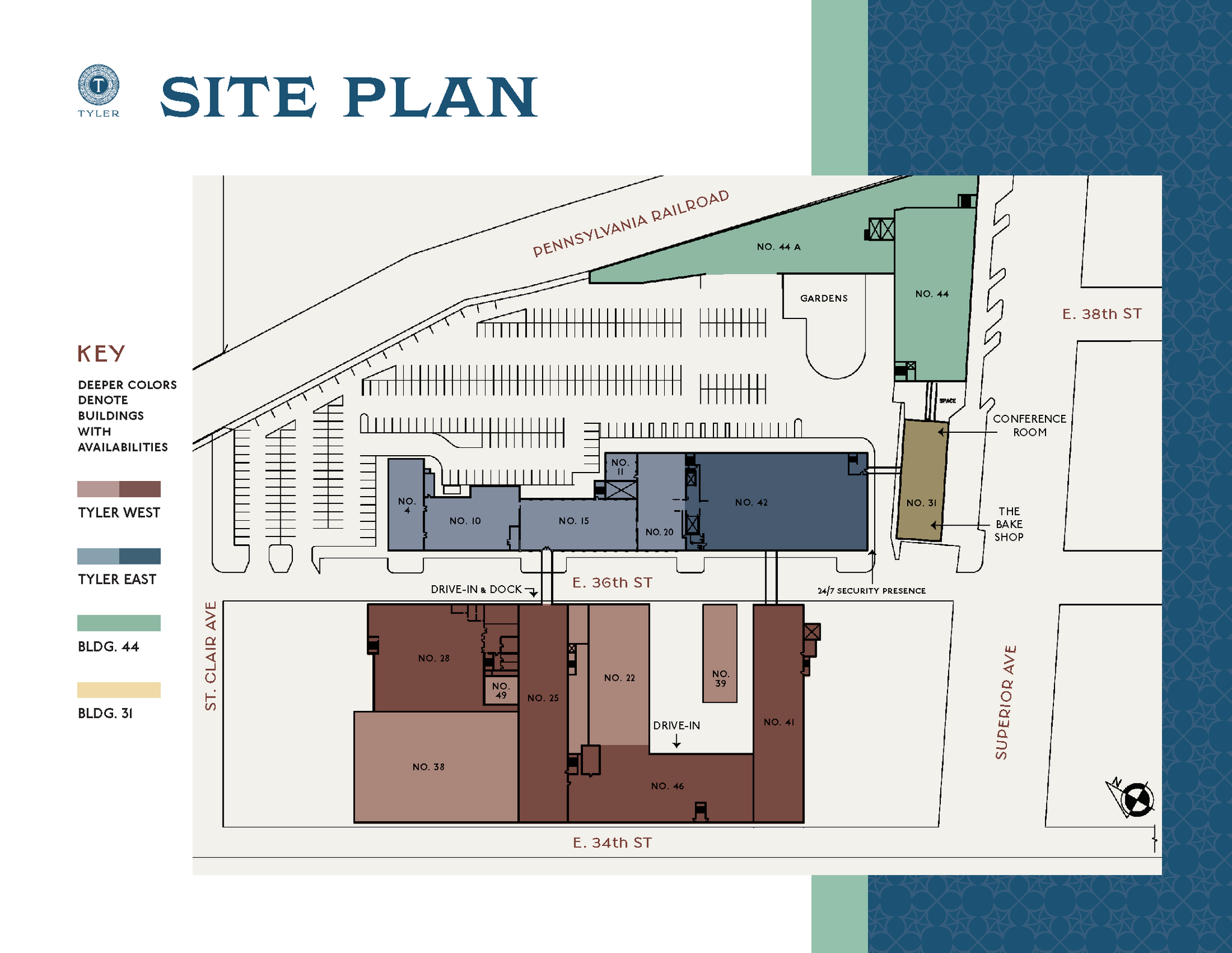 3615 Superior Ave, Cleveland, OH for lease Site Plan- Image 1 of 2