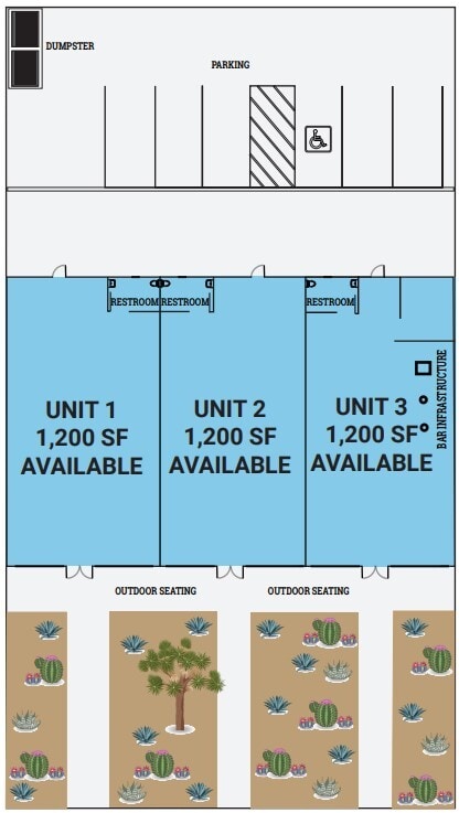 55684 Twentynine Palms Hwy, Yucca Valley, CA for lease Floor Plan- Image 1 of 4