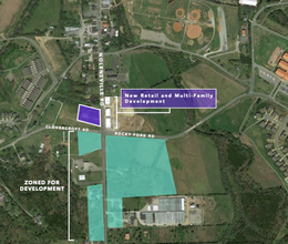 7339 Nolensville Rd, Nolensville, TN - aerial  map view