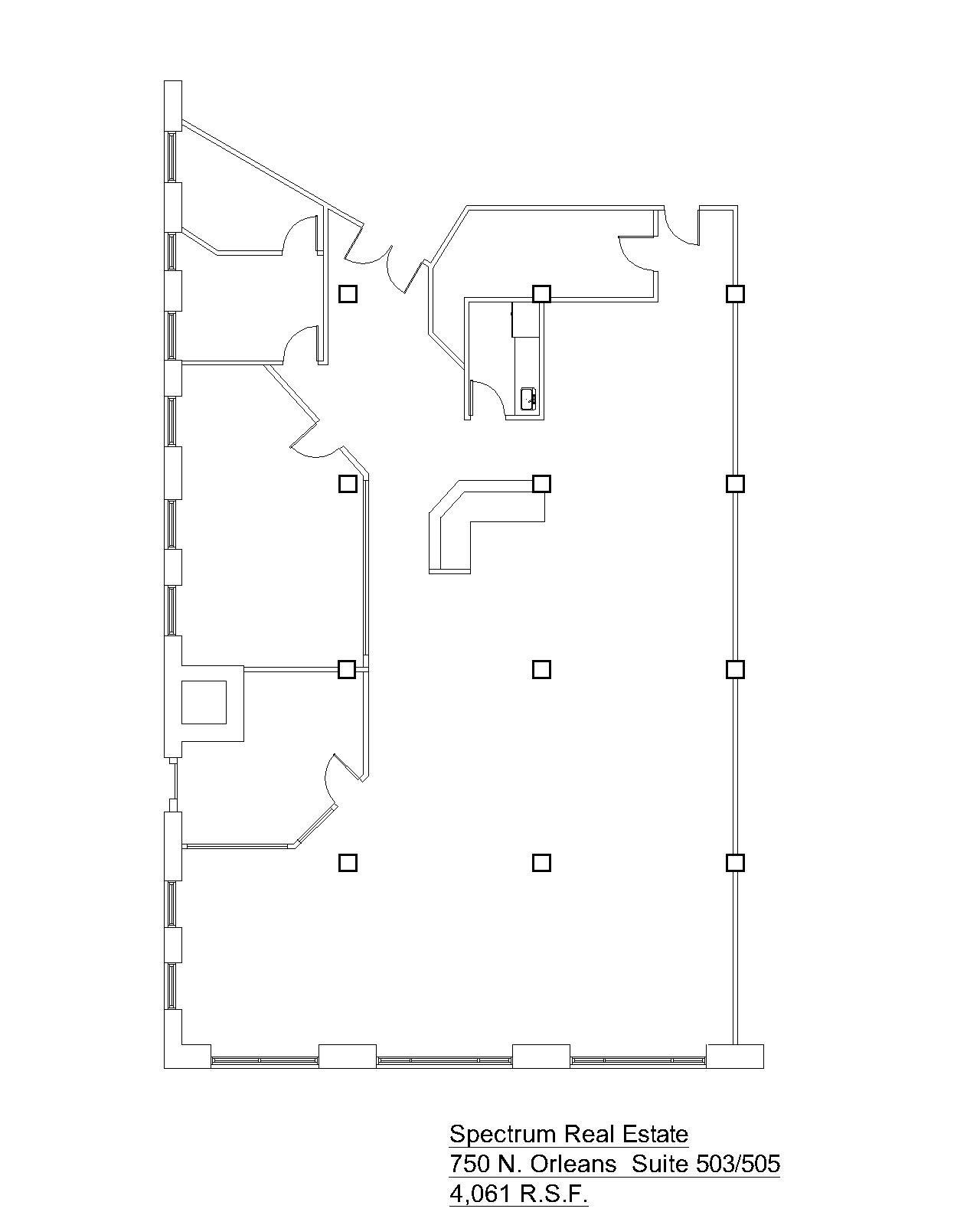 750 N Orleans St, Chicago, IL for lease Floor Plan- Image 1 of 1