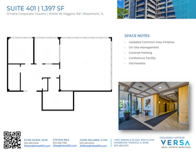 10400 W Higgins Rd, Rosemont, IL for lease Floor Plan- Image 1 of 1