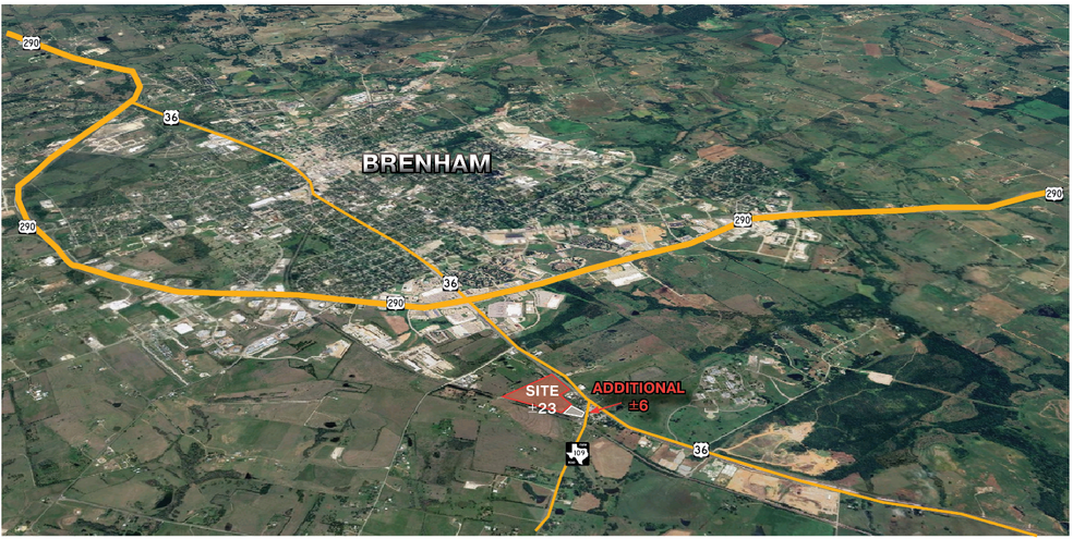 Hwy 36 & Kuhn Ln, Brenham, TX for sale - Building Photo - Image 1 of 1