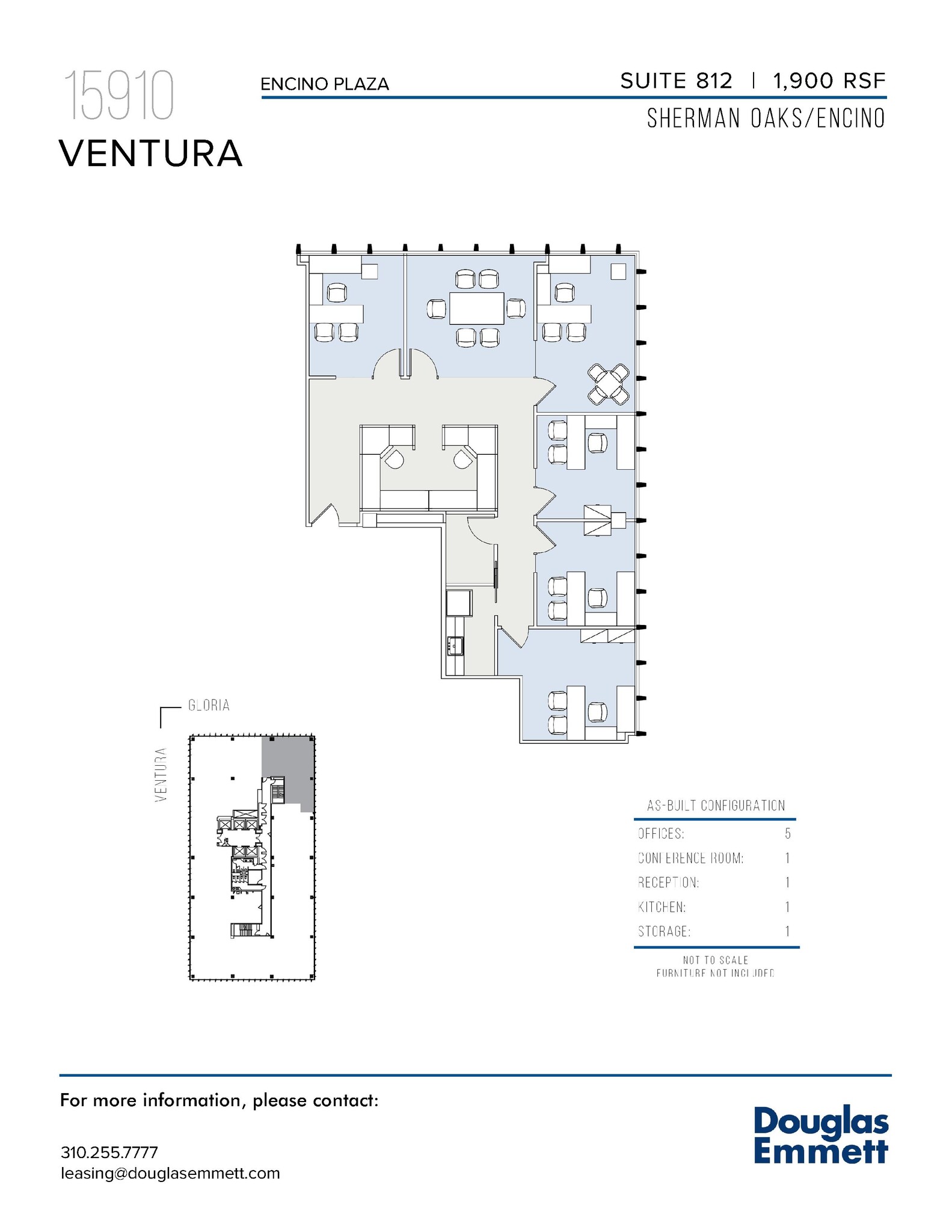 15910 Ventura Blvd, Encino, CA for lease Floor Plan- Image 1 of 1