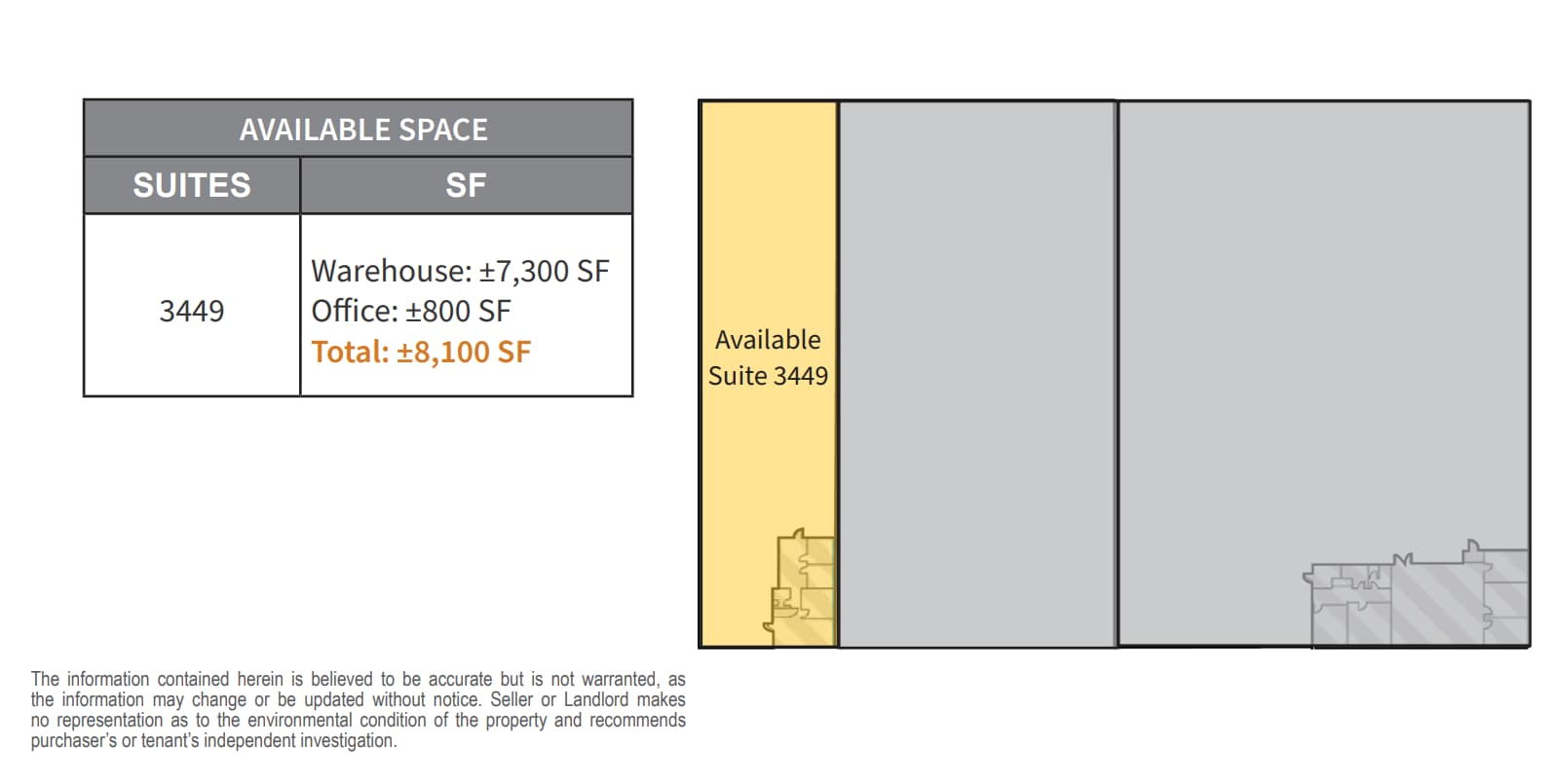 3439-3455 Steen St, San Antonio, TX for lease Floor Plan- Image 1 of 2
