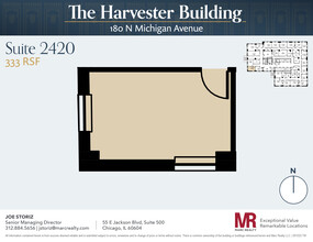 180 N Michigan Ave, Chicago, IL for lease Floor Plan- Image 1 of 3