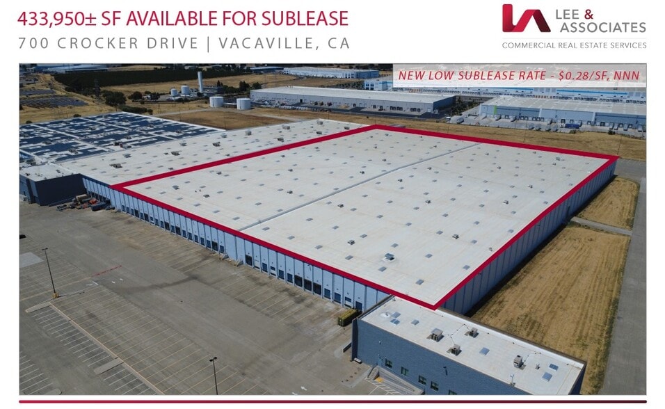 700 Crocker Dr, Vacaville, CA for lease - Building Photo - Image 1 of 4