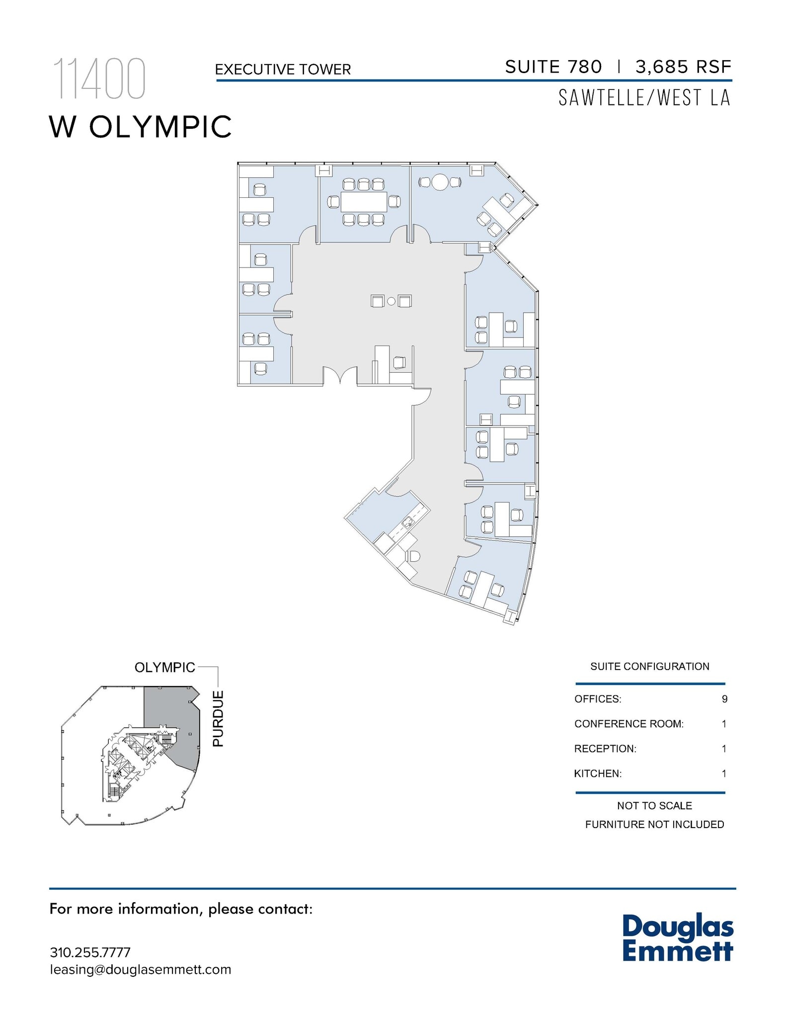 11400 W Olympic Blvd, Los Angeles, CA for lease Floor Plan- Image 1 of 1