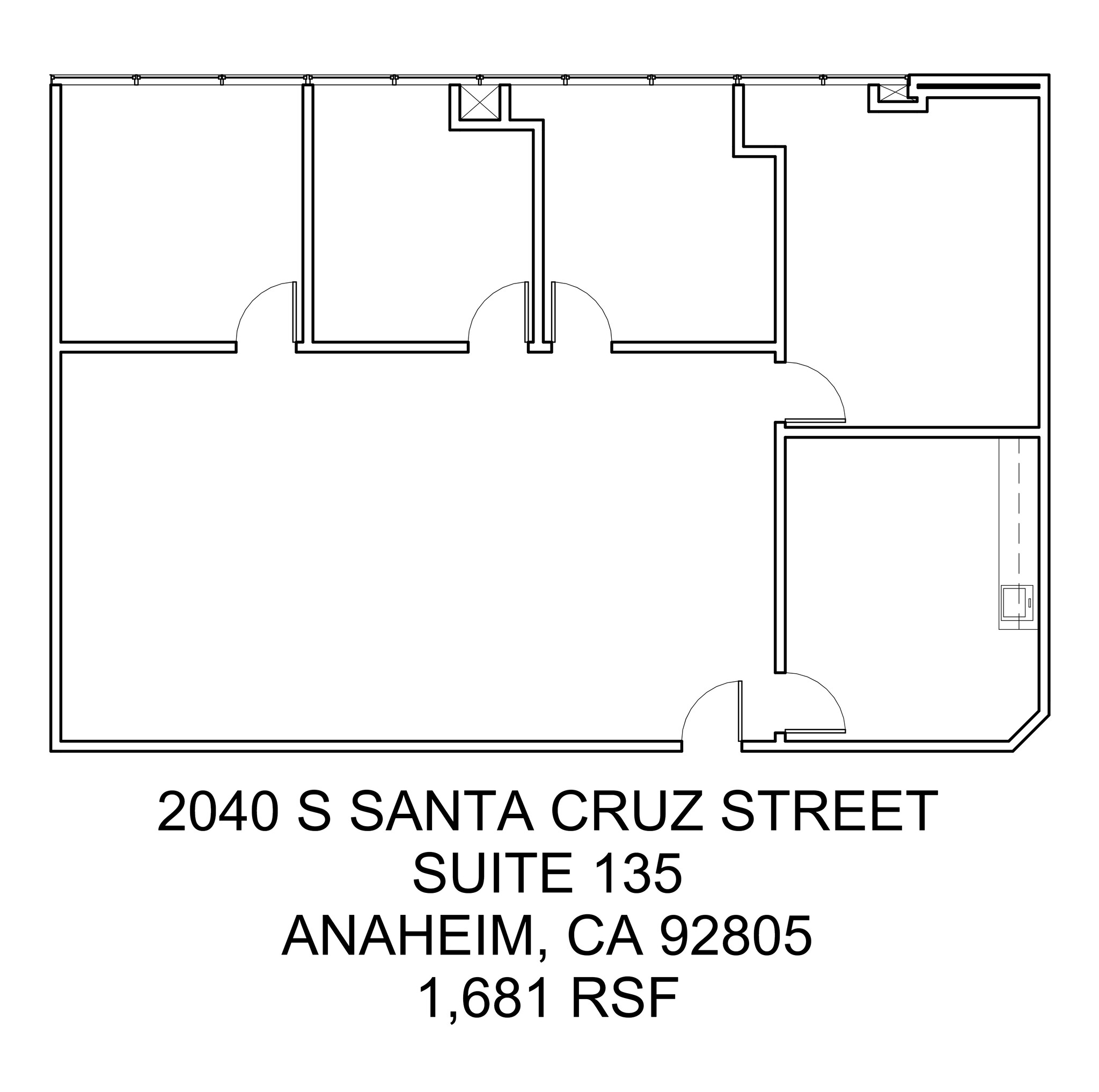 2040 S Santa Cruz St, Anaheim, CA for lease Site Plan- Image 1 of 1