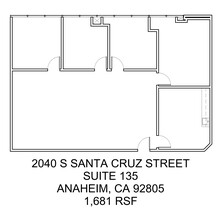 2040 S Santa Cruz St, Anaheim, CA for lease Site Plan- Image 1 of 1