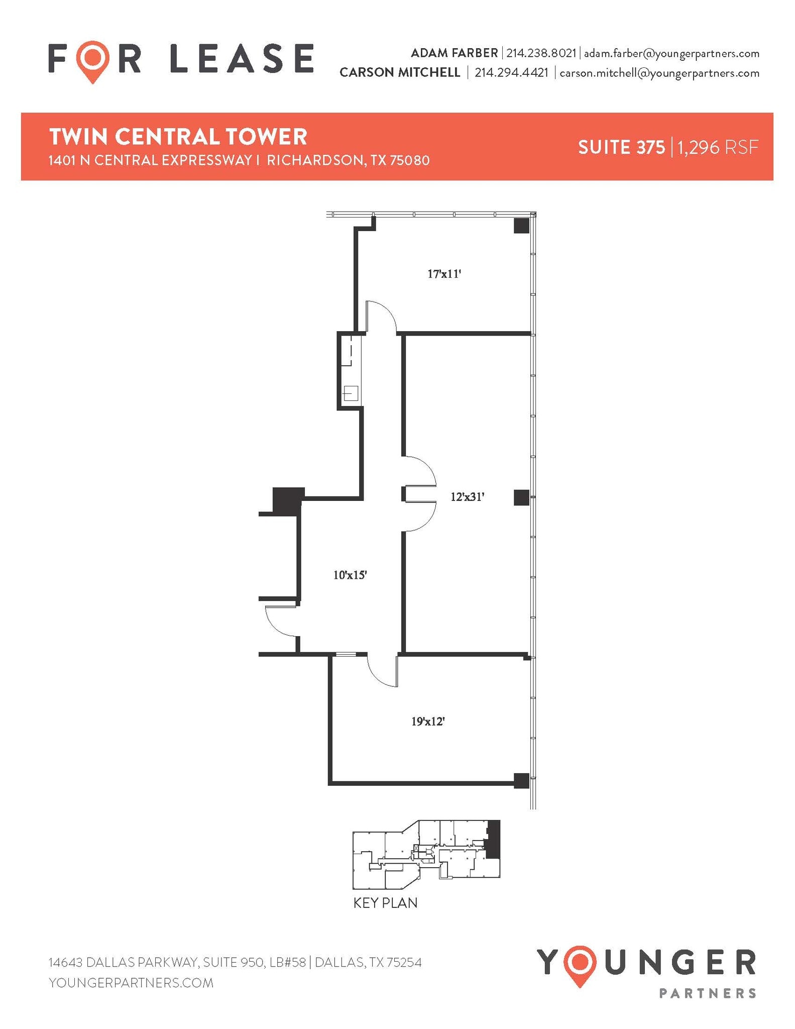 1401 N Central Expy, Richardson, TX for lease Floor Plan- Image 1 of 1