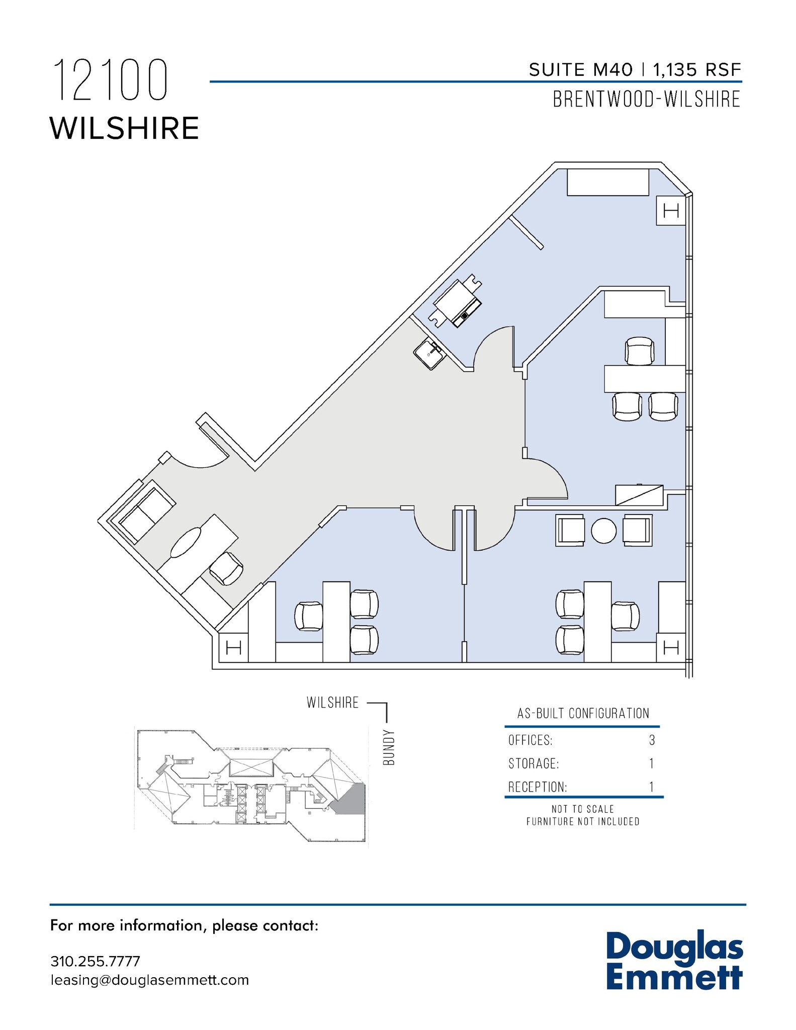 12100 Wilshire Blvd, Los Angeles, CA for lease Floor Plan- Image 1 of 1