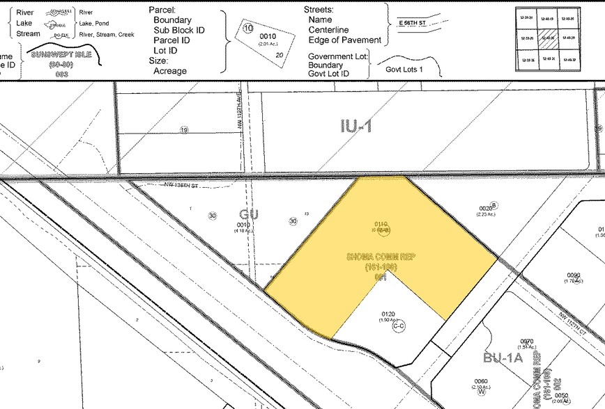 NW 138th St, Hialeah, FL for lease - Plat Map - Image 3 of 3