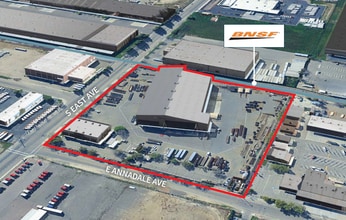 2990 E Annadale Ave, Fresno, CA - Aerial map view
