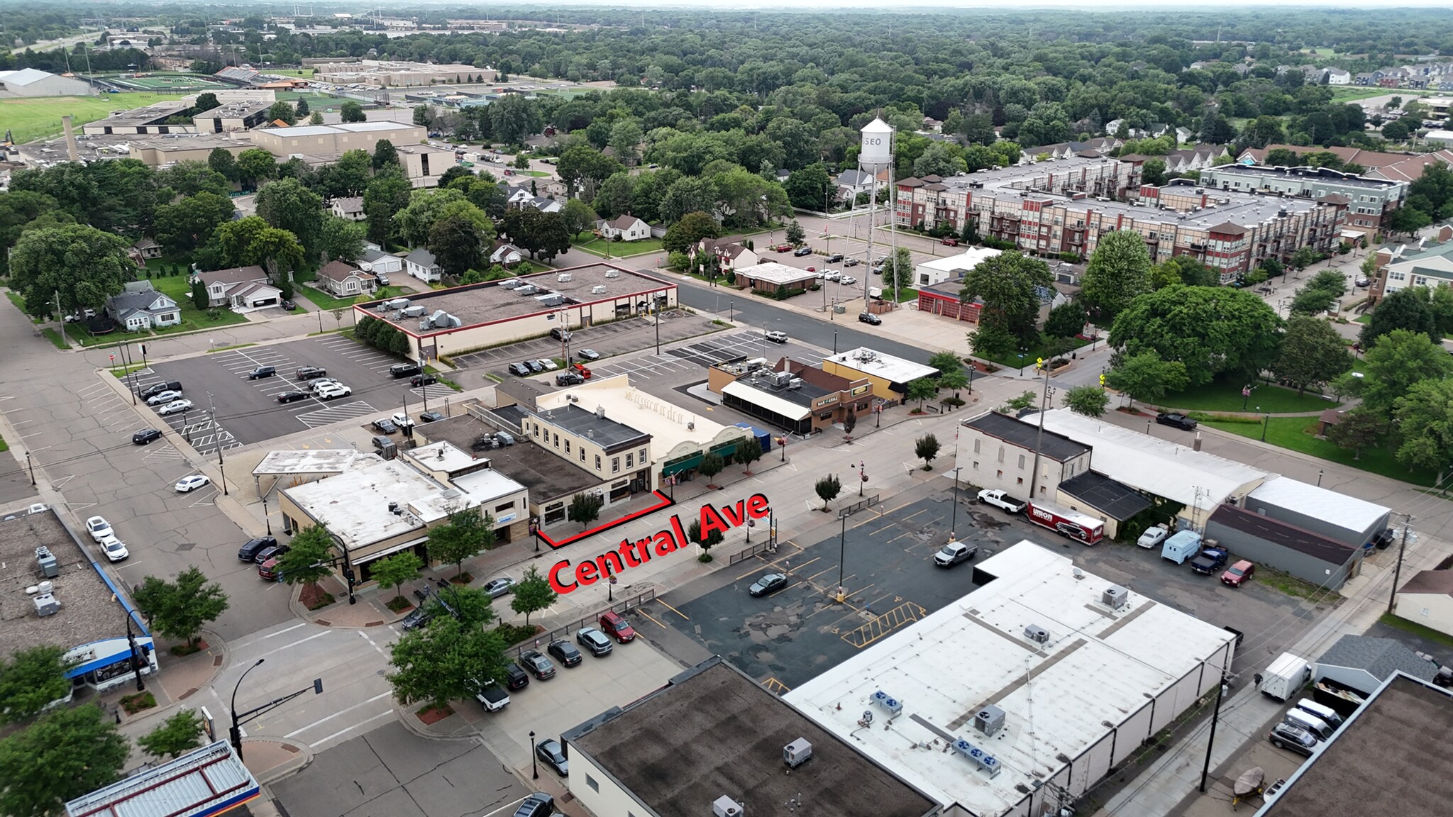 311-313 Central Ave, Osseo, MN for lease Building Photo- Image 1 of 5